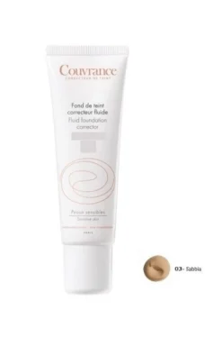 Avène Avene Couvrance Fondotinta Correttore Fluido 3.0 Sabbia Pelli Sensibili SPF20 30ml