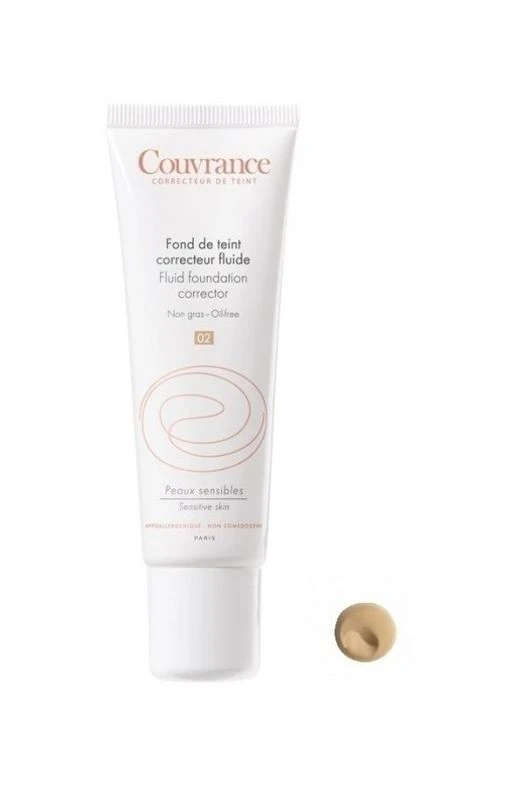 Avène Avene Couvrance Fondotinta Correttore Fluido 2.5 Beige Pelli Sensibili SPF20 30ml 1 Avène Avene Couvrance Fondotinta Correttore Fluido 2.5 Beige Pelli Sensibili SPF20 30ml