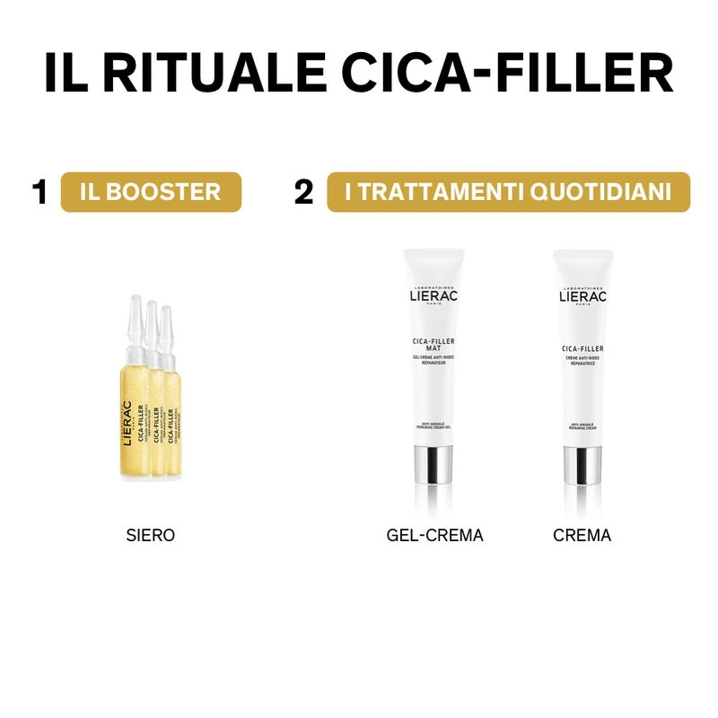 Lierac Cica-Filler Crema Antirughe Riparatrice Viso 40 Ml 5 Lierac Cica-Filler Crema Antirughe Riparatrice Viso 40 Ml - immagine 5