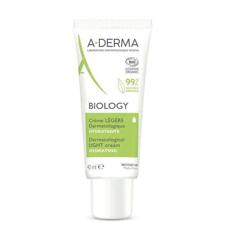 A-Derma BIOLOGY Crema Leggera Dermatologica Idratante 40ml 2 A-Derma BIOLOGY Crema Leggera Dermatologica Idratante 40ml - immagine 2
