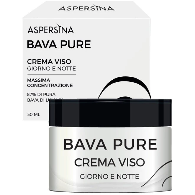 Aspersina Bava Pure Crema Viso Nutriente 50ml 1 Aspersina Bava Pure Crema Viso Nutriente 50ml