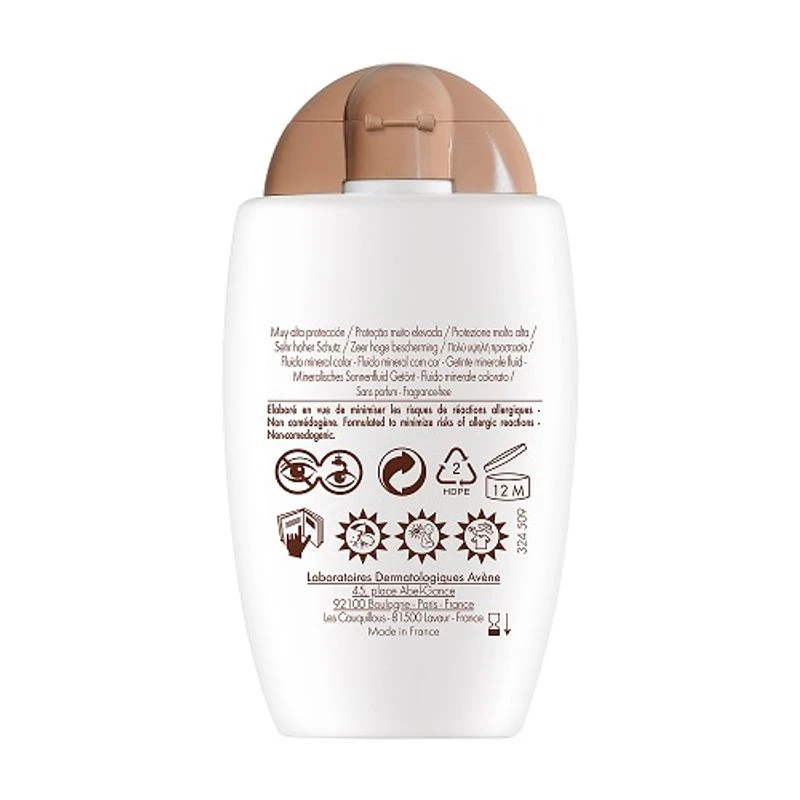 Avène Avene Fluido Minerale Colorato SPF50+ Protezione Molto Alta 40ml 2 Avène Avene Fluido Minerale Colorato SPF50+ Protezione Molto Alta 40ml - immagine 2