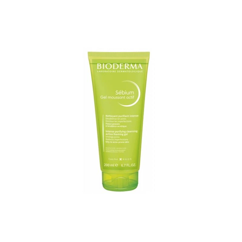 Bioderma Sebium Gel Detergente Intensamente Purificante 200ml 1 Bioderma Sebium Gel Detergente Intensamente Purificante 200ml