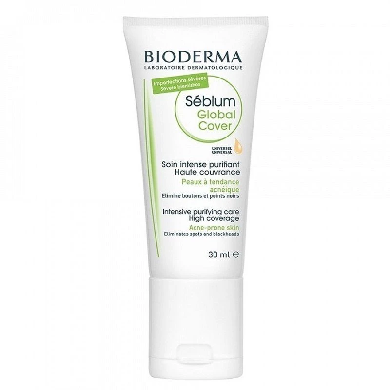 Bioderma Sebium Global Cover Tinta 30ml + Correttore Antirossore 1 Bioderma Sebium Global Cover Tinta 30ml + Correttore Antirossore