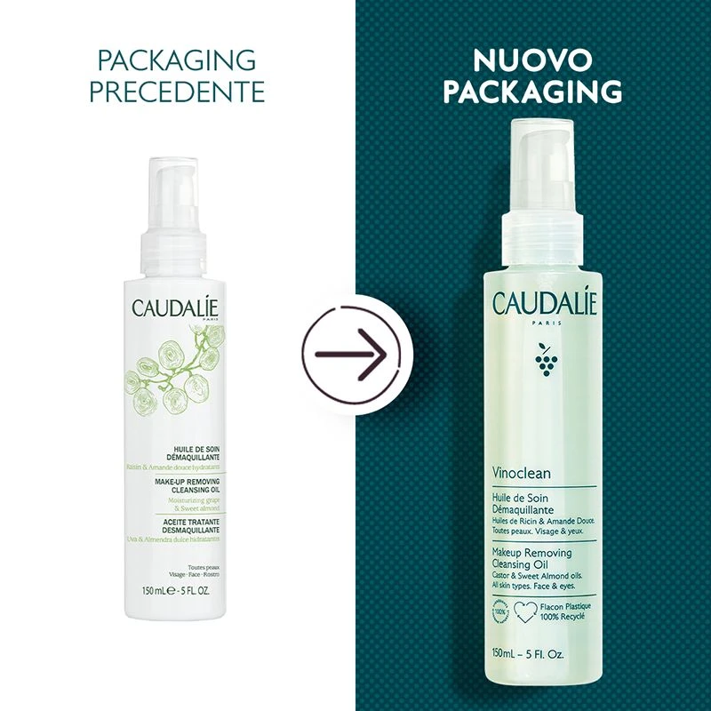Caudalie Vinoclean Olio Trattante Struccante 150ml 1 Caudalie Vinoclean Olio Trattante Struccante 150ml