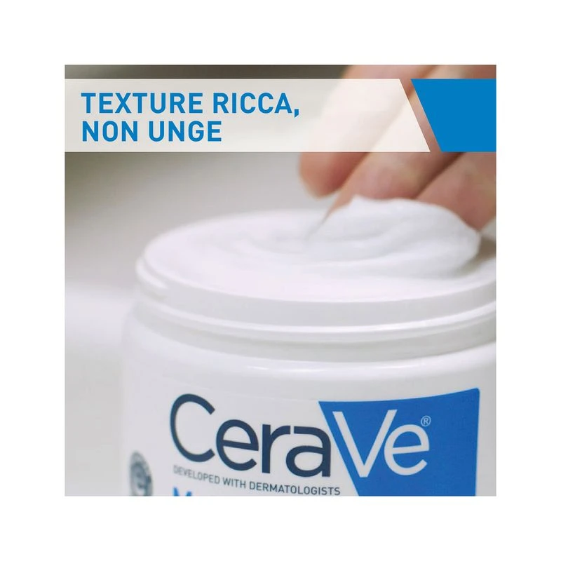CeraVe Crema Corpo Idratante Pelle Molto Secca 454 G 4 CeraVe Crema Corpo Idratante Pelle Molto Secca 454 G - immagine 4