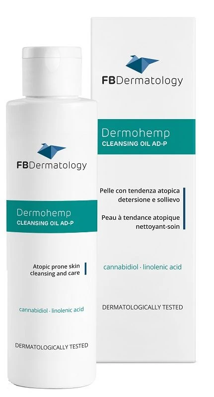 Dermohemp Cleansing Oil AD-P Detergente Viso 150ml 1 Dermohemp Cleansing Oil AD-P Detergente Viso 150ml