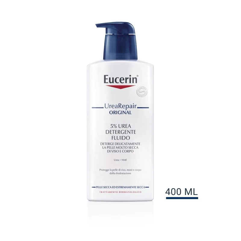 Eucerin UreaRepair Original Detergente Fluido 5% Urea 400ml 1 Eucerin UreaRepair Original Detergente Fluido 5% Urea 400ml
