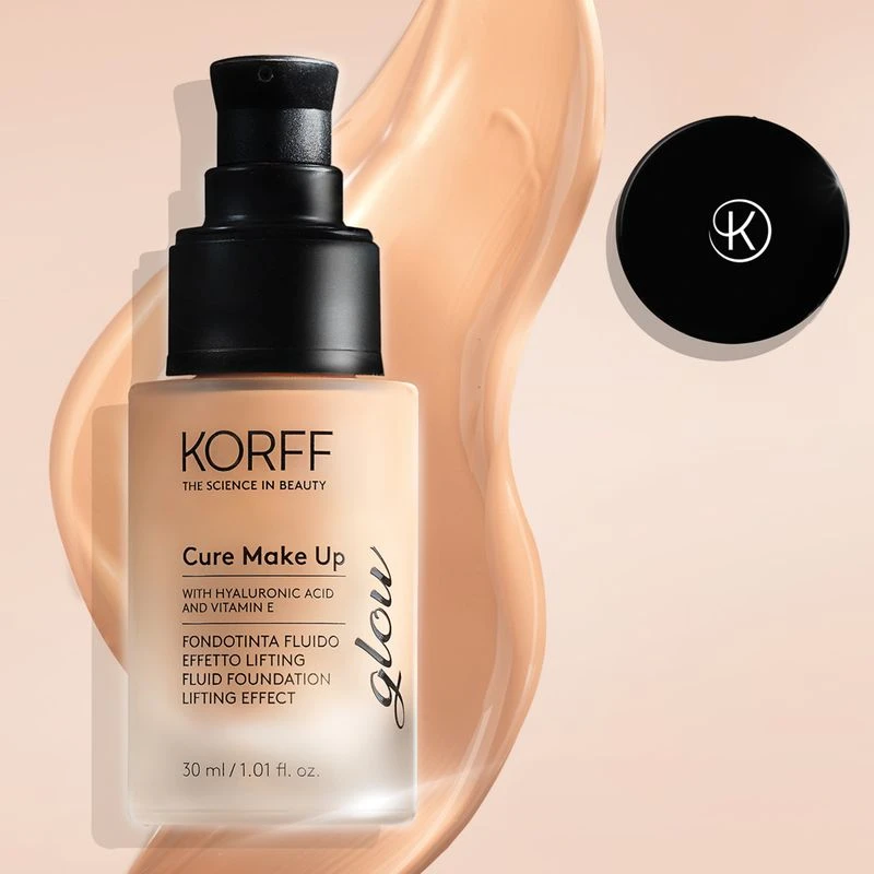 Korff Cure Make Up Fondotinta Fluido Effetto Lifting Glow N.03 30ml 2 Korff Cure Make Up Fondotinta Fluido Effetto Lifting Glow N.03 30ml - immagine 2