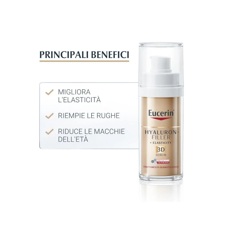 Eucerin Hyaluron-Filler +Elasticity 3D Siero Antietà 30ml 2 Eucerin Hyaluron-Filler +Elasticity 3D Siero Antietà 30ml - immagine 2