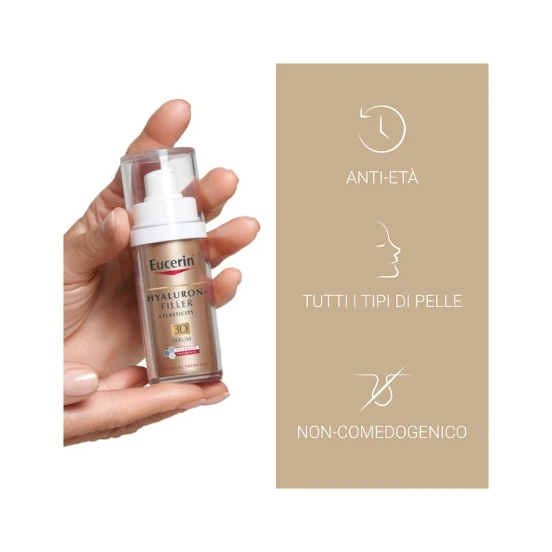 Eucerin Hyaluron-Filler +Elasticity 3D Siero Antietà 30ml 3 Eucerin Hyaluron-Filler +Elasticity 3D Siero Antietà 30ml - immagine 3