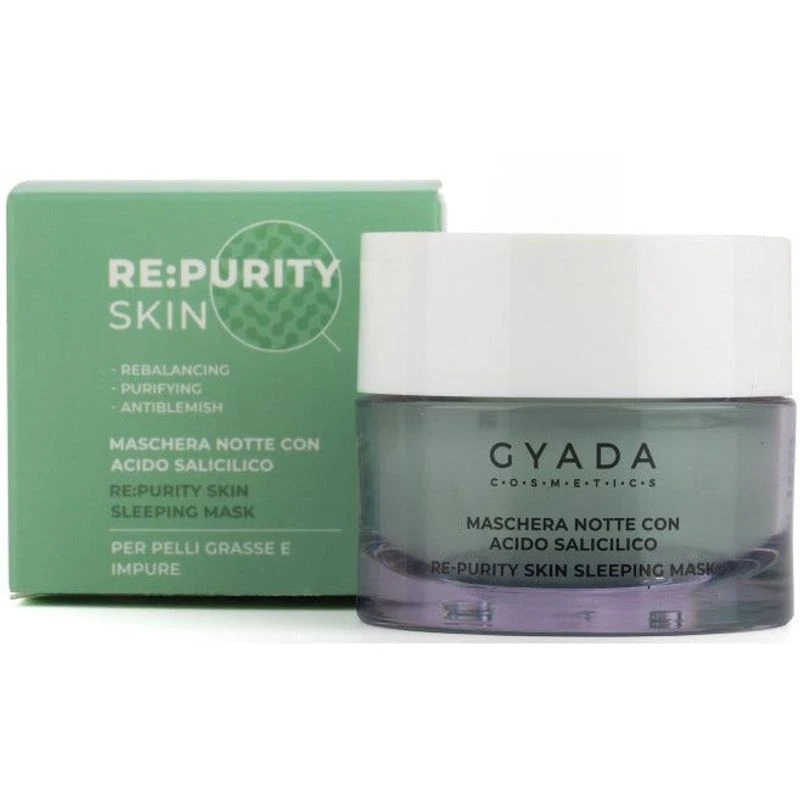 Gyada Re PuritySkin Maschera Notte Con Acido Salicilico 50ml 1 Gyada Re PuritySkin Maschera Notte Con Acido Salicilico 50ml