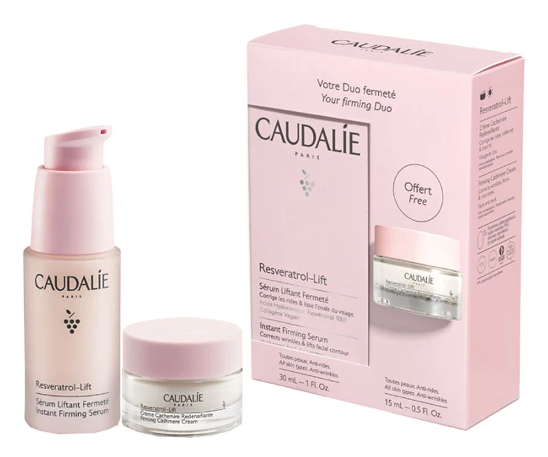 Caudalie Resveratrol Cofanetto Duo Siero 30ml + Crema Giorno 15ml 1 Caudalie Resveratrol Cofanetto Duo Siero 30ml + Crema Giorno 15ml