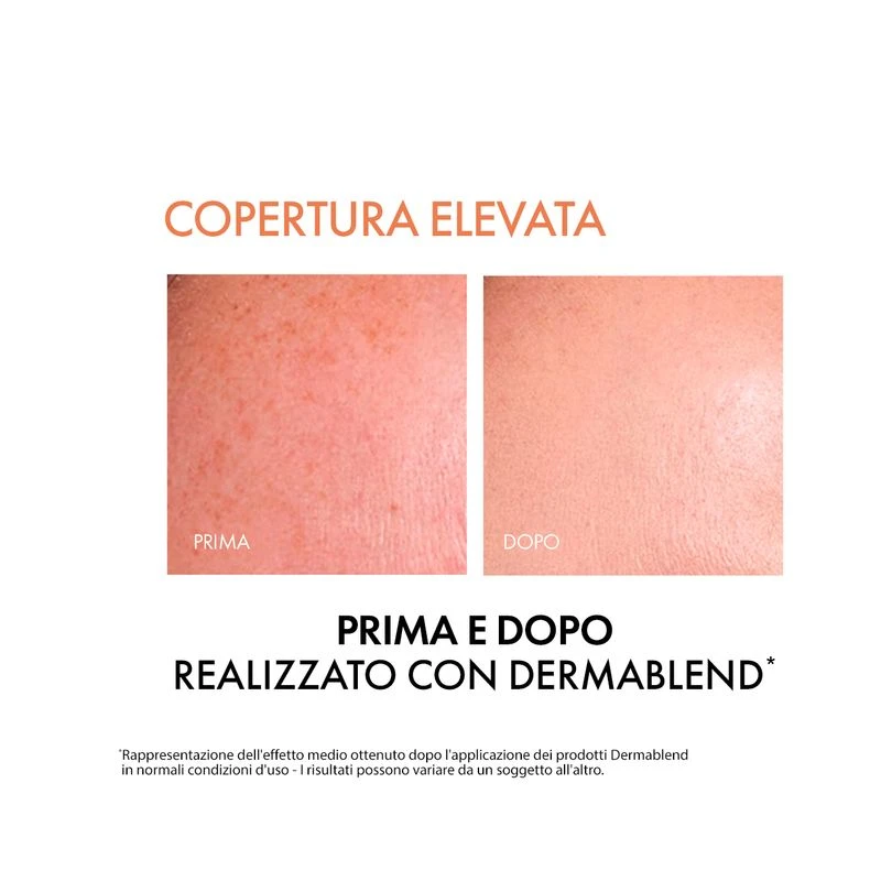Vichy Dermablend SPF35 Fondotinta Fluido Coprente Tonalità 45 30ml 4 Vichy Dermablend SPF35 Fondotinta Fluido Coprente Tonalità 45 30ml - immagine 4